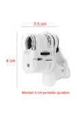 Microcase 60x Mini Cep Telefonu Için Mandallı Mikroskop Uv Ledli Büyüteç - Model : Al2431 - 3