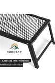 Nurcamp Ateş Üstü Katlanabilir Izgara Mangal Büyük Boy - 4