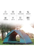 SHUFA 2-4 Kişilik Otomatik Çift Katman Çift Kapılı Kamp Outdoor Plaj Piknik Çadırı 200*150*125CM thumbnail 5