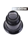 SSMobil 1 Adet Super Kuyumcu Saatçi Büyüteci 20x Lüp Büyüteç Saat Takı Tamir Göz Mercek Makro Lens thumbnail 5