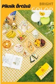 SHUFA plaj örtüsü piknik matı kamp matı piknik örtüsü 150*150CM - 1