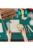 Bosile Damga Mühür Seti-70 Adet Retro Ahşap Mühür-damga Seti- A-z-0-9 Scrapbooking Büyük Ve Küçük Harfler - 3