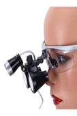 Binoküler Loupes Gözlük Siyah Renk Tıbbi Cerrahi Büyüteç - 1