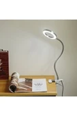 teknom Büyüteç Mandallı Masa Büyüteci Çalışma Lambası Kitap Okuma Makyaj Büyüteci Oje Tırnak Bakım Büyüteci - 3