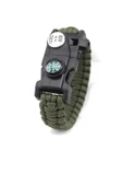 TRENDOFFİCAL Paracord Acil Durum Sos Led Işıklı+ Pusula Ve Düdük Ateş Başlangıcı Magnezyum Çubuk - 2