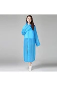 İstoc Trend Unisex Mavi Şeffaf Yağmurluk - 1