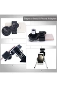 Bosile 400 x 70 Mm Refrakter Teleskoplar (15X150X), Telefon Adaptörlü Reflex (Karayı Düz Göstermekte) - 3