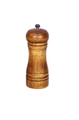 Bosile Gövdeli Komple Ahşap Tuz Karabiber Değirmeni Baharat Öğütücüsü 14 Cm 2 Adet - 1