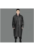 İstoc Trend Unisex Yağmurluk, Şeffaf Su Geçirmez Pvc Şık Kıyafetüstü Eva Yağmurluk - 2