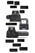 EOTECH 558 Reddot Ve G33 3x Magnifier Holografig Nişangah Borataktik Askeri Kopyası - 2