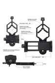 Bosile Dürbün Teleskop Telefon Evrensel Bağantı Aparatı - 5