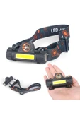 KuantumHome 1200 Lümen Su Geçirmez Cob LED Kaf Lambası Şarjlı Kafa Feneri Mıknatıslı Kafa Çalışma Lambası thumbnail 1