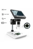 Bosile 12mp 5 Inch Ips Ekran Dijital Mikroskop Şarjlı Tv Çıkışı thumbnail 2