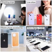 iPhone 14 Plus Renkli Ekran Çalışmayan Sahte Gösterim Modeli Starlight - 7