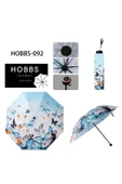 ESU ACCESSORY HOBBS LONDON MAVİ KELEBEK MODEL 8 TEL YARASA ŞEMSİYE - 1