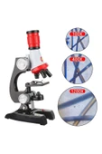 Bosile Yeni Başlayanlar Için Çocuk Mikroskobu 100x 400x 1200x Büyütme (telefon Klipsli) Eğitici Oyuncak - 4