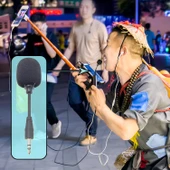 Stereo Bluetooth Kablosuz Tercüman Rehber Megafon Düz Mikrofon 2.5mm Jak - 6