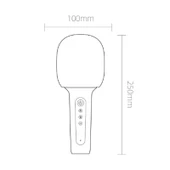 Xiaomi Youpin YMI Bluetooth 5.0 Kablosuz Karaoke Mikrofon Lite Mavi - 2
