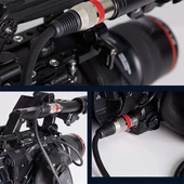 3 Metre Kırmızı 3 Pin XLR Erkek Kadın Mikrofon Kalkanlı Kablo - 6