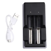 Evrensel USB 1.2V 3.7V Şarjlı Pil Şarj Cihazı - 6