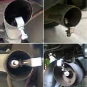 Evrensel Alüminyum Turbo Sesli Egzoz Susturucu Düdüğü Araba Simülatörü S Boy - 5