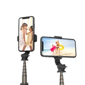 L10 Mini Bluetooth Selfie Çubuğu Tripod Telefon Tutucu Siyah - 5