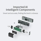 Orijinal Xiaomi Youpin LI1 DUKA Çift Lazerli Açı Ölçer ve Döküm Aleti Tutuculu - 3