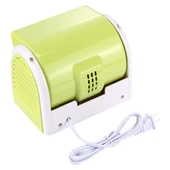 30W Türbin Kanatsız Mini Masaüstü Sessiz Vantilatör Yurt Yatak Odası Oturma Odası Ofis İçin 3 Hız Modu Yeşil - 3