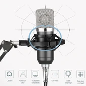 BM700 USB Profesyonel Kondansatör Mikrofon - 7