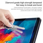 Lenovo For Pad Pro Darbe Kırılmaz Parmak İzi ve Çizilmez HD Temperli Cam Ekran Koruyucu - 4