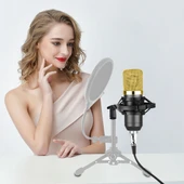 BM700 USB Profesyonel Kondansatör Mikrofon - 9