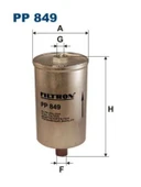 YAKIT FILTRESI (BENZIN) GOLF II JETTA II TOLEDO I A80 A90 A100 A6 SCIROCCO 1,6 / 1,8 / 2,0 / 2,2 / 2 - 1
