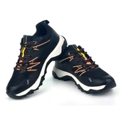 Kadın Siyah Bağcıklı Rahat Outdoor Günlük Sneaker Ayakkabı - 2