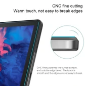 Lenovo For Pad Pro Darbe Kırılmaz Parmak İzi ve Çizilmez HD Temperli Cam Ekran Koruyucu - 5