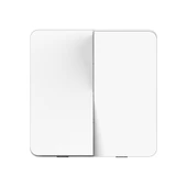 Orijinal Xiaomi Mijia Çift Kontrollü Duvar Anahtarı Çift Buton Beyaz - 1