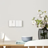 Orijinal Xiaomi Mijia Çift Kontrollü Duvar Anahtarı Çift Buton Beyaz - 10