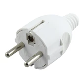 Yan Bağlantılı Üç Kutuplu Güç Prizi EU Tipi 16 Amper 250 Volt ABS Gövde - 1