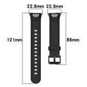 Xiaomi Mi Band 7 Pro Uyumlu Koyu Yeşil Silikon Saat Kayışı - 6