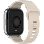 Xiaomi Redmi Watch 5 Active ve Watch 5 Lite Uyumlu Fildişi Beyaz Silikon Saat Kayışı - 2