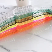 Xiaomi Mi Band 5 4 Uyumlu Kırmızı Silikon Şeffaf Saat Kayışı - 4