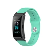 Garmin Vivomove 3s 4s Uyumlu 18mm Büyük Boy Tahoe Mavi Silikon Saat Kayışı Ters Tokalı - 2