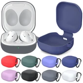 Samsung Galaxy Buds Live Pro Siyah Kanca Detaylı Düşmeye Dayanıklı Kulaklık Koruyucu Kılıf - 8