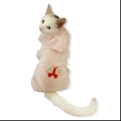 Softie Pink Butterfly Duo Kedi Tulumu Kedi Kıyafeti - 1