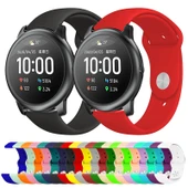Xiaomi Haylou Solar LS05 Silikon Ters Tokalı Yedek Saat Kayışı Lacivert - 3