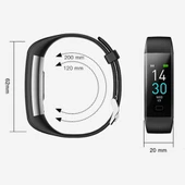 S5-4 Akıllı Bileklik Kırmızı IP68 Su Geçirmez Nabız ve Spor Takipçisi - 10
