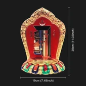 Tibet Bagua Diyagram Araba PVC Kendinden Yapışkanlı Kişiselleştirilmiş Sticker Büyük Boy - 2