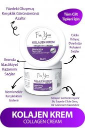 Kolajen Krem, Anti-aging, Kırışıklık Karşıtı, Onarıcı, Besleyici, Canlandırıcı Bakım Kremi 50ml - 1