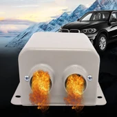Araba Yüksek Güçlü Elektrikli Isıtıcı Çözücü 12V Klasik 2 Delik 400W - 1