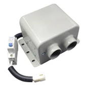 Araba Yüksek Güçlü Elektrikli Isıtıcı Çözücü 12V Klasik 2 Delik 400W - 2