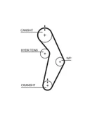 TRIGER KAYISI (112x290) CHRYSLER NEON 2.0 16V 94 05 1.8 16V 97 99 STRATUS SEBRING VOYAGER 2.0 CT1111 - 1